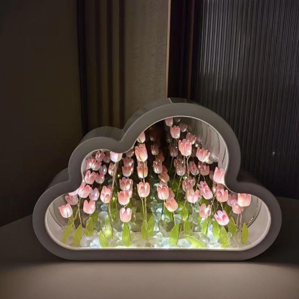 LAMPARA NUBE TULIPANES